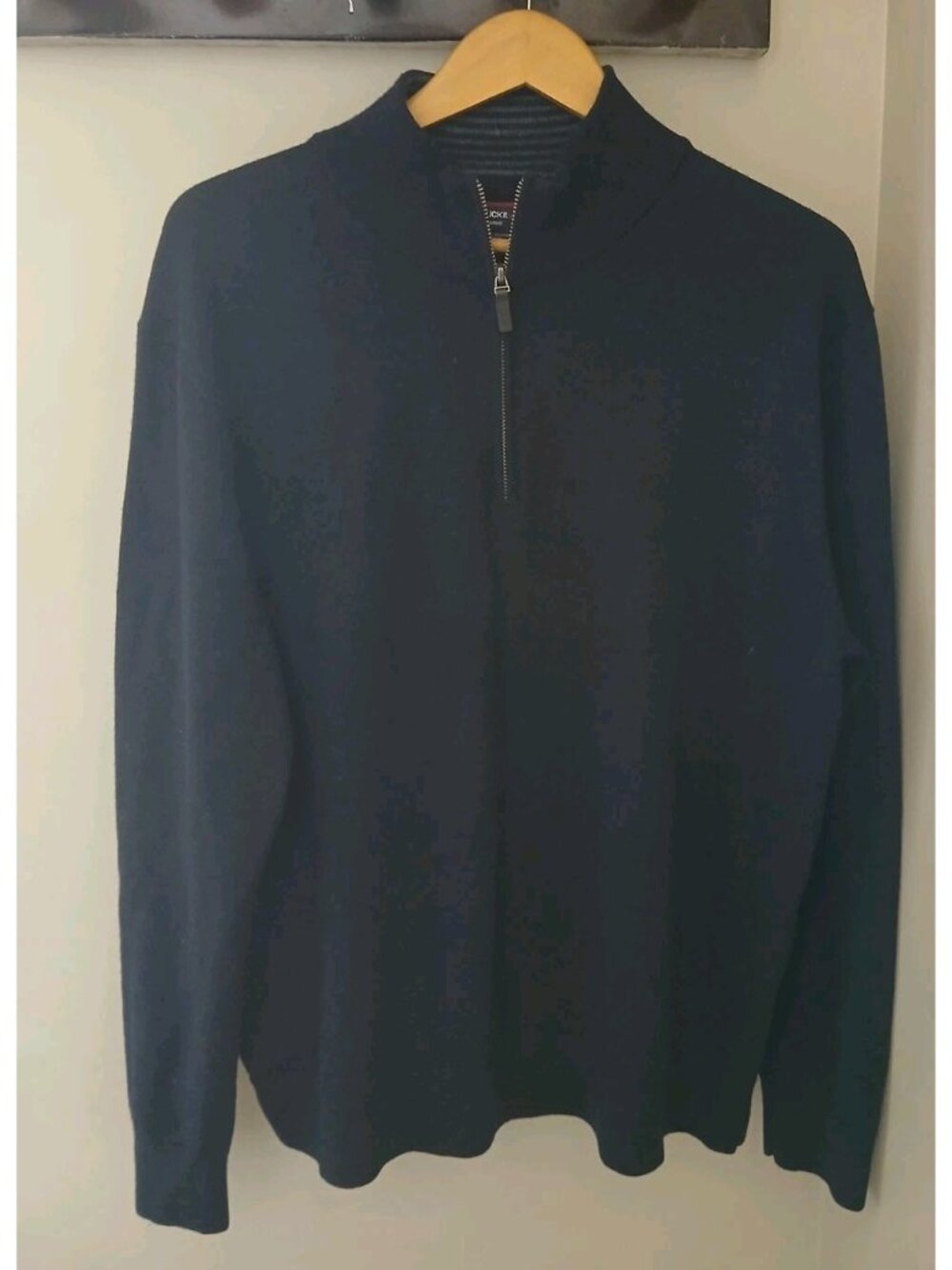 UNTUCKit 100% Merino Wool Belguardo 1/4 Zip Pullover Sweater